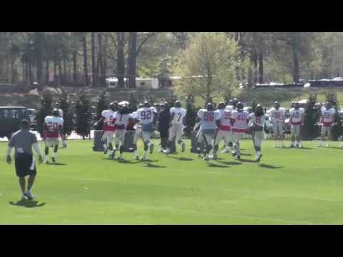 Ole Miss Practice Highlights 4 3 09