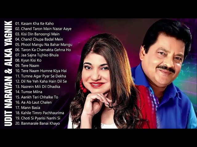 Best Of Alka Yagnik And Udit Narayan Songs | Evergreen 90's Romantic Songs #bollywood #90severgreen class=