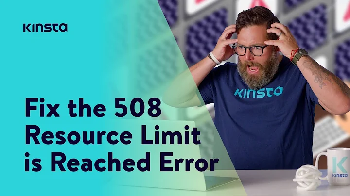 How to Fix the 508 Resource Limit is Reached Error