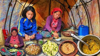 Authentic Nepali Village Food | Mummy Makes Roti & Tarkari For The Family | Nepali Village Life🇳🇵