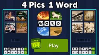 4 Pics 1 Word Daily Puzzle Answers August 4, 2026 screenshot 3
