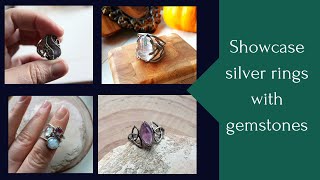 Showcasing  silver rings - Огляд срібних перстнів