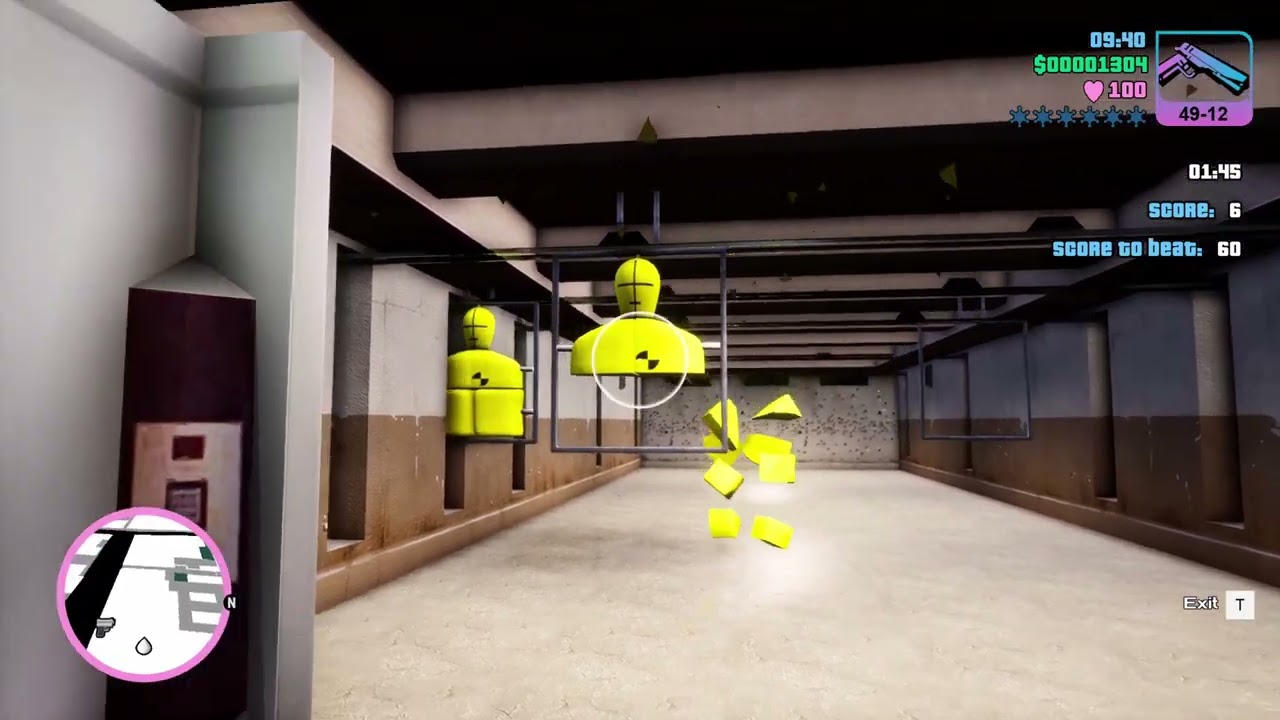 GTA Vice City – The Shootist Mission Walkthrough | Gun Range Challenge with Phil Cassidy