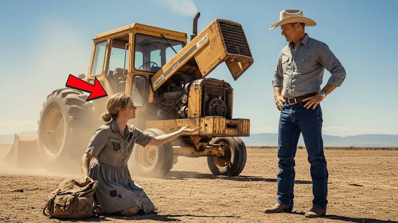 “Se Riparo Il Trattore, Mi Dai Un Piatto Di Cibo？” — Chiese La Mendicante Al Ricco Contadino… E