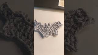 Bat Applique crochet #easy #crochet #bat #applique