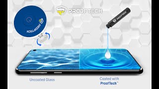 ProofTech Liquid Glass Screen Protector with Application Tool for All Smartphones Tablets & Watches