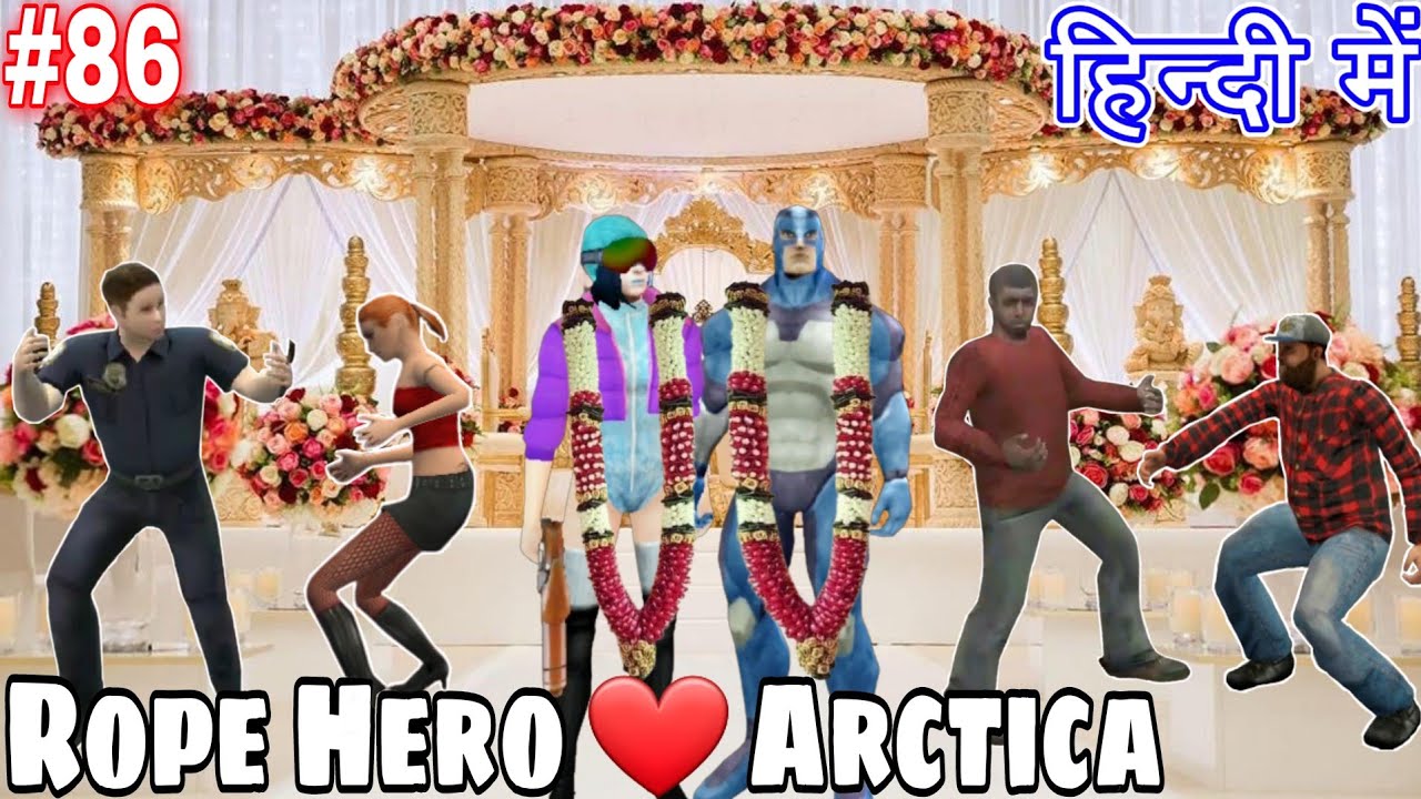 Rope hero Love Arctica #86 in Hindi by Game Definition Rope Hero Vice Town New Update 5.9 2021 video