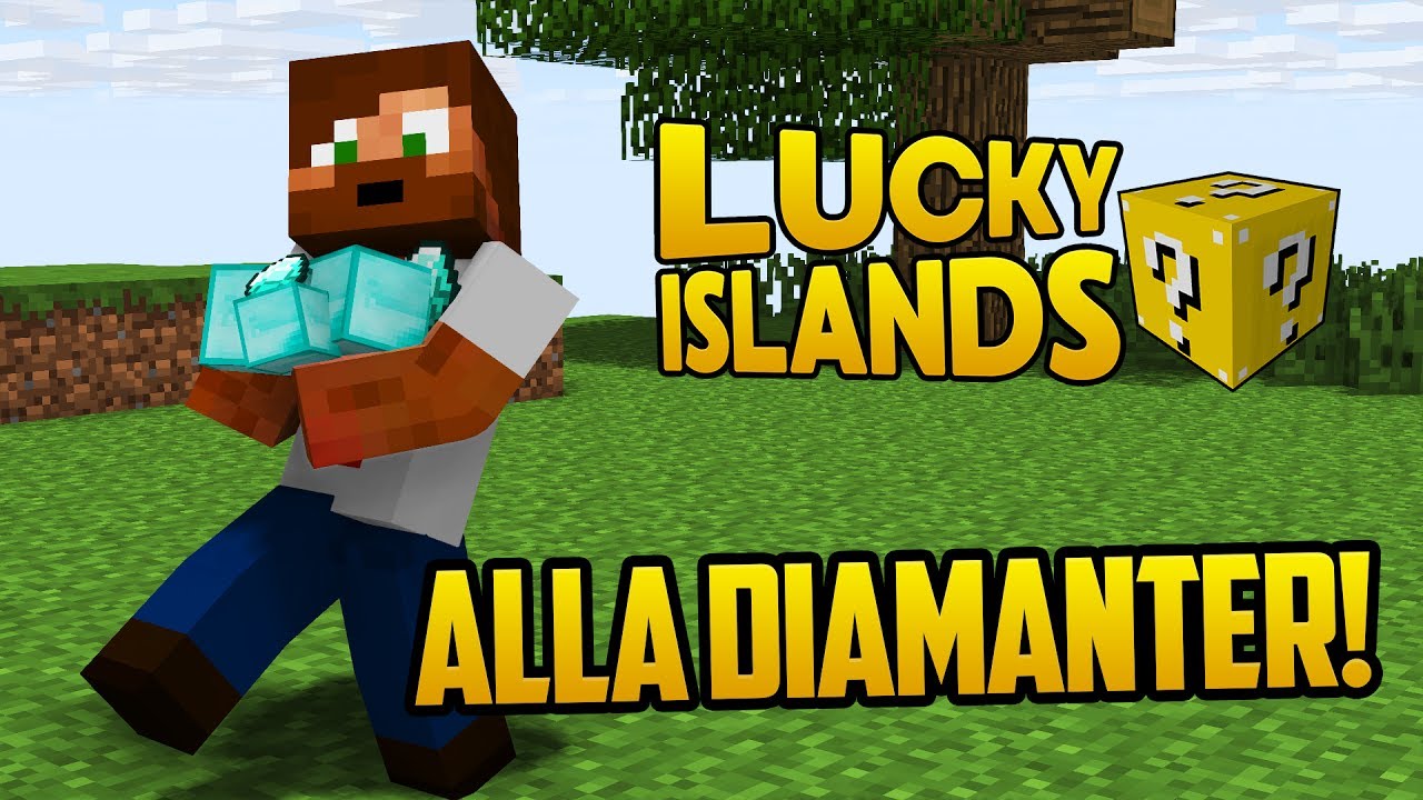 ALLA DIAMANTER!!! | Lucky Islands på Cubecraft