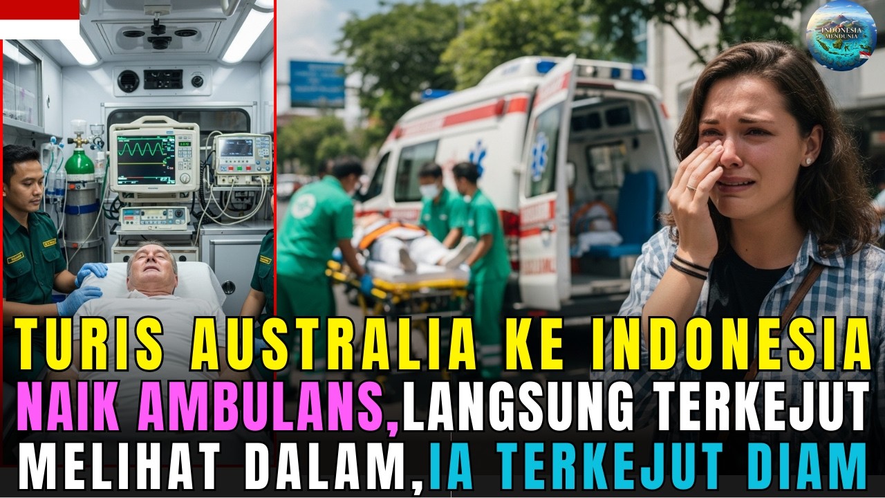 AMBULANS INDONESIA ANEH!” AYAH ANAK AUSTRALIA TERKEJUT SETELAH MENAIKINYA