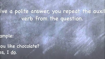 U6 - Grammar - short answers