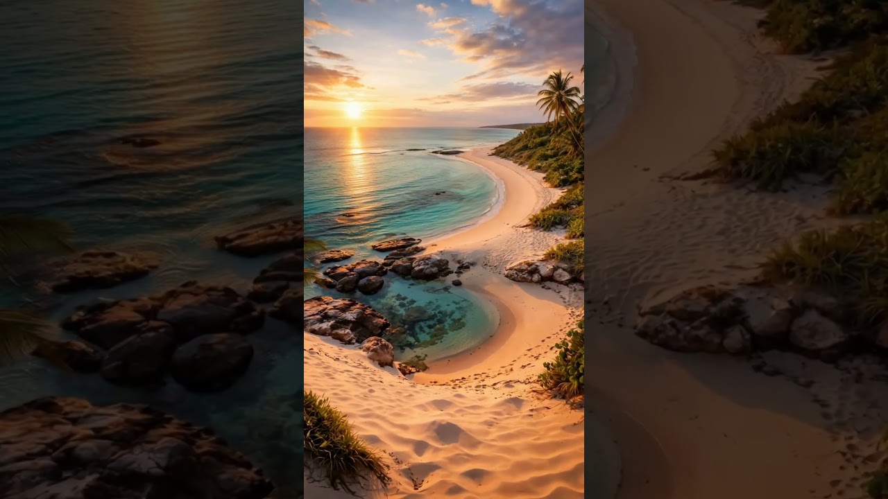 Golden Sunrise at Bazaruto Island 🌅 Mozambique Ocean Paradise #lofibeats #lofi #relax