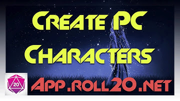 TUTORIAL: How to Create Player Controlled (PC) Characters and Tokens - Introduction to Roll20