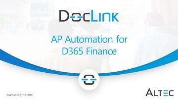 DocLink - AP Automation for D365 Finance