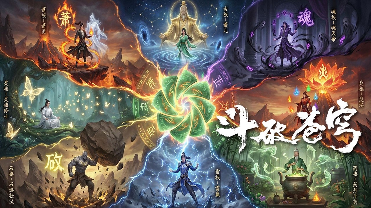 ????紧急补更！十集连看！【BTTH】妖火篇封神！远古八族齐聚，萧炎夺净莲妖火残片！ 