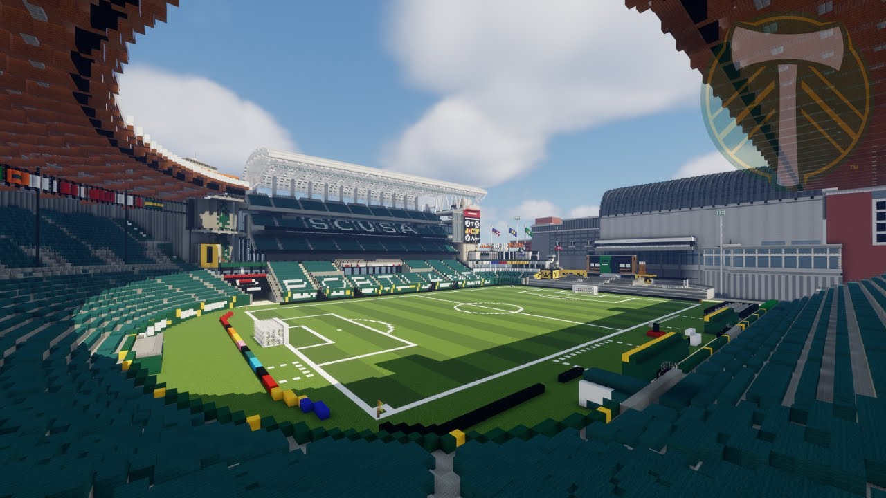 Minecraft Megabuild - Providence Park (Portland Timbers) Cinematic ...