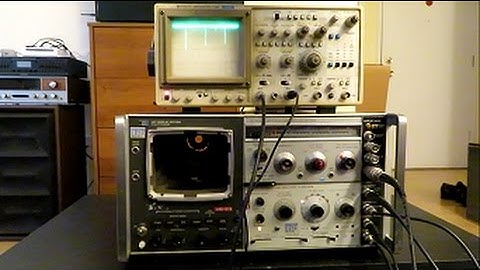 How to connect a HP 141T Spectrum analyzer to an external display