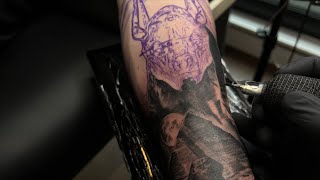 LIVE TATTOO: ANUBIS & PYRAMIDS ๐ช๐ฌ
