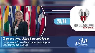 Συζητάμε στο ραδιοφωνικό σταθμό Hellas FM της Νέας Υόρκης, με τον Δημήτρη Φιλιππίδη.