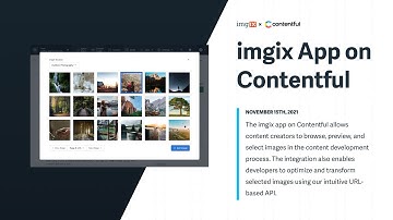 Announcing the imgix App on Contentful