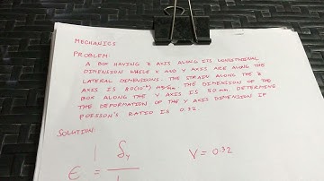 Solving Lateral Strain and Longitudinal Strain with Poisson