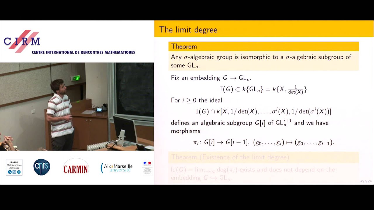 Michael Wibmer: Etale difference algebraic groups - YouTube