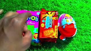 Asmr Satisfying Sweet's Biscuits🍪 with🍭 Yummy Kinder Joy and Delicious lollipops🍭 asmr||||