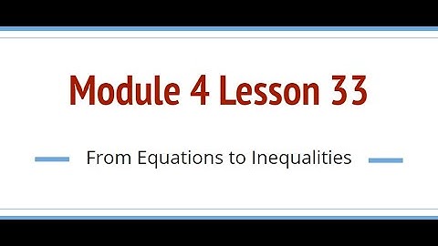 Grade6, Module 4 Lesson 33