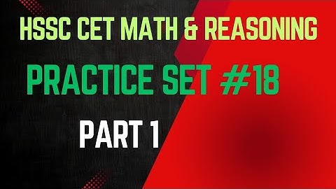 previous year question Hssc cet math//haryana cet math class 2025//#hssc #ssc #upsc#maths