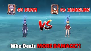 C0 Durin VS C6 Xiangling — Who Deals MORE DAMAGE?! - Genshin Impact