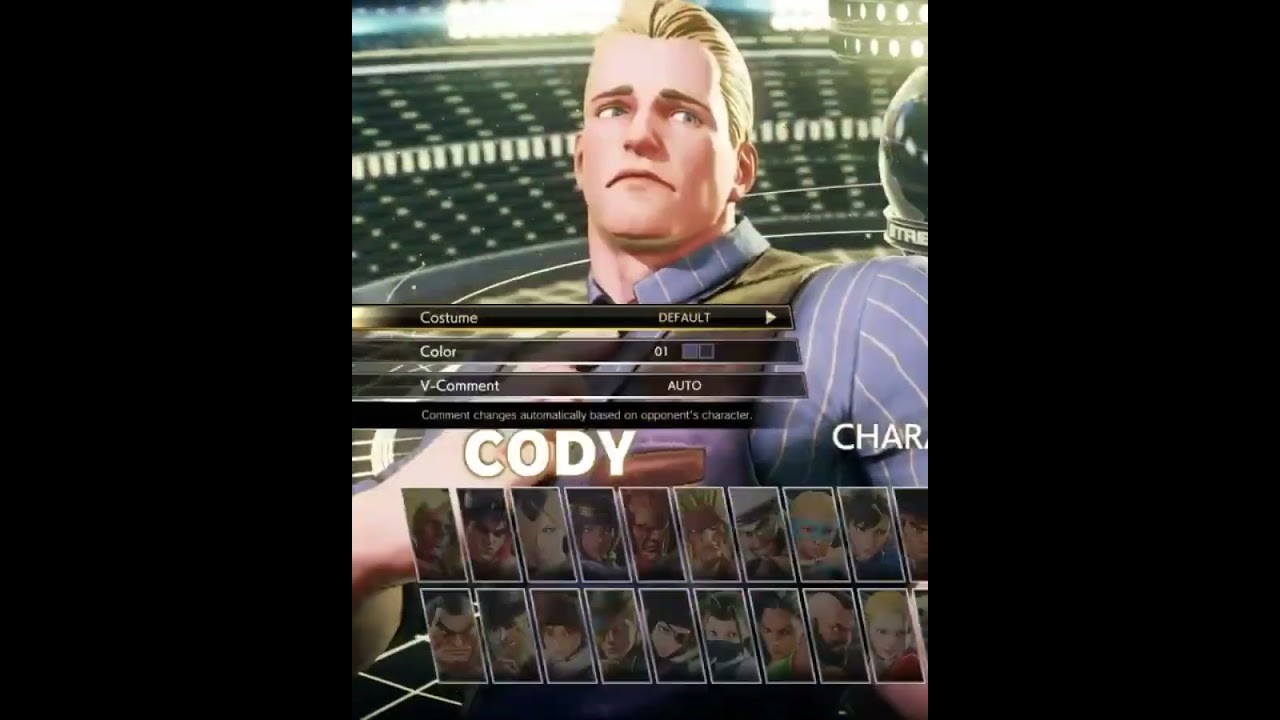 Street Fighter V: CE All Characters Select Screen