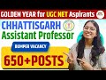 Chhattisgarh Assistant Professor Vacancy 2025 | CG Assistant Professor Vacancy 2025 | CG Recruitment