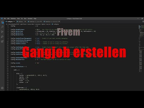 2021 | FiveM eigenen Gang/Mafia Job erstellen | Deutsch