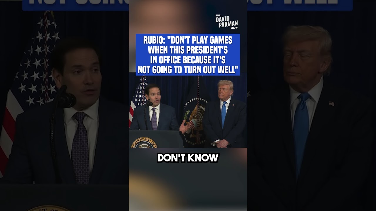 Marco Rubio sheepishly defends Trump after invasion in Venezuela #shorts