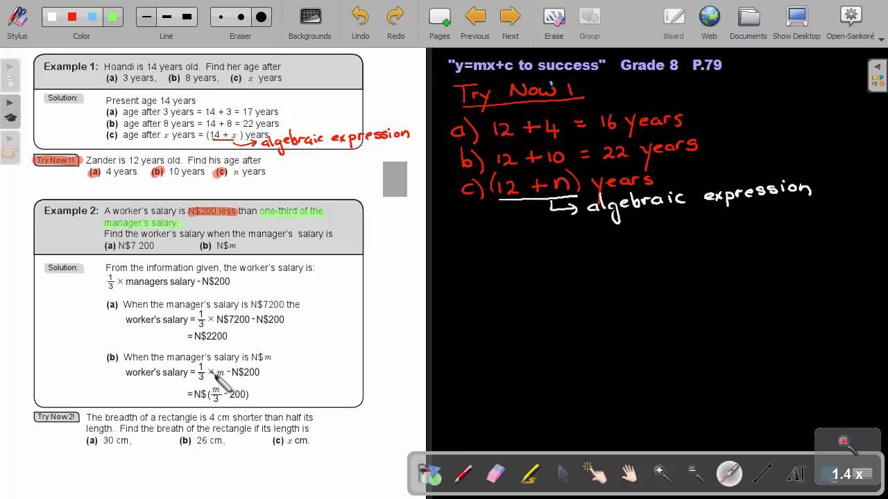 4.2 Basic Notation in Algebra - Chapter 4 - part 2 - YouTube