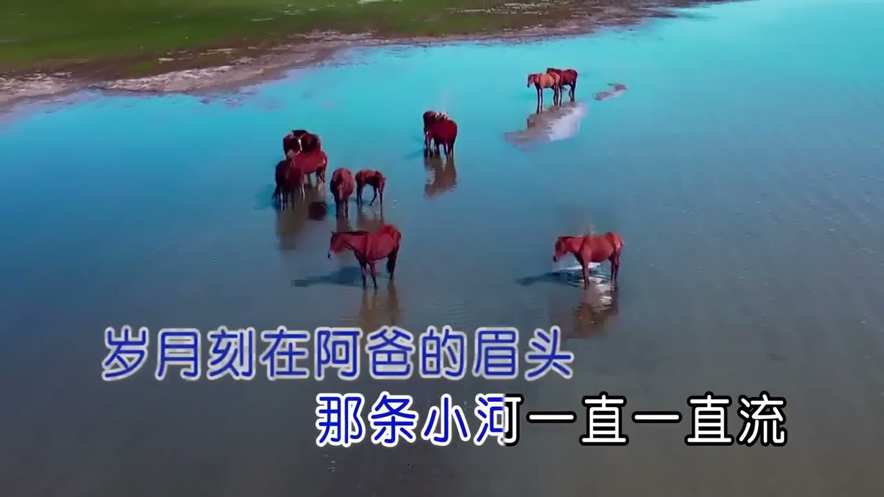 阿木尔 月光下的额吉河（右伴左唱）