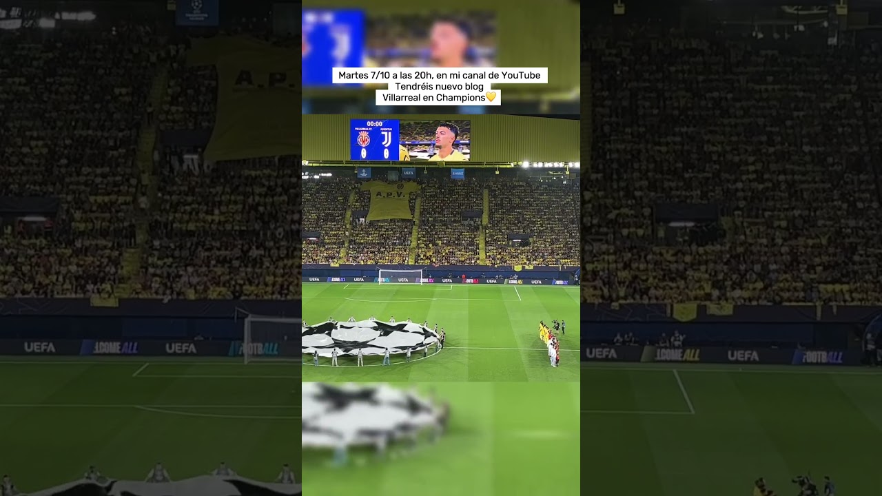 Próximo vídeo 7/10 a las 20h… @villarrealcf @justeat_es @adidas_es 