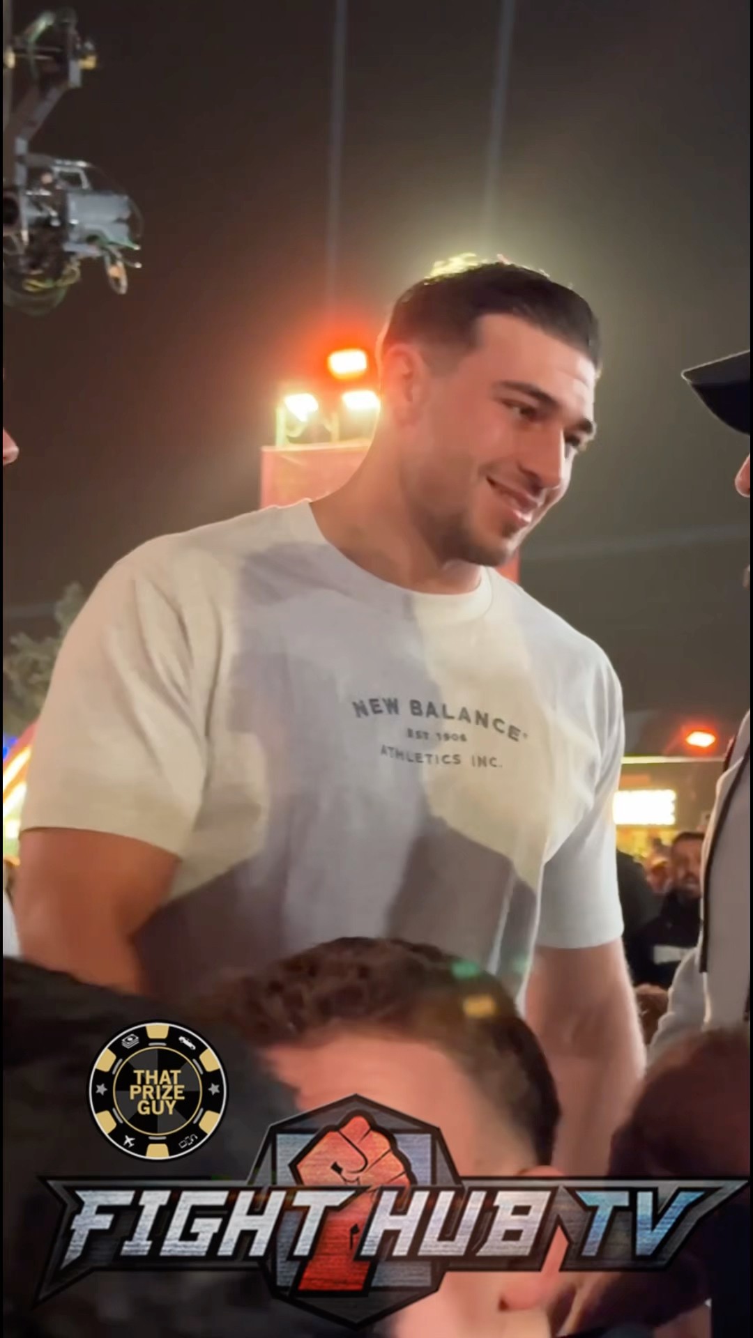 Tommy Fury ARRIVES to support Brother Tyson at final weigh in!
