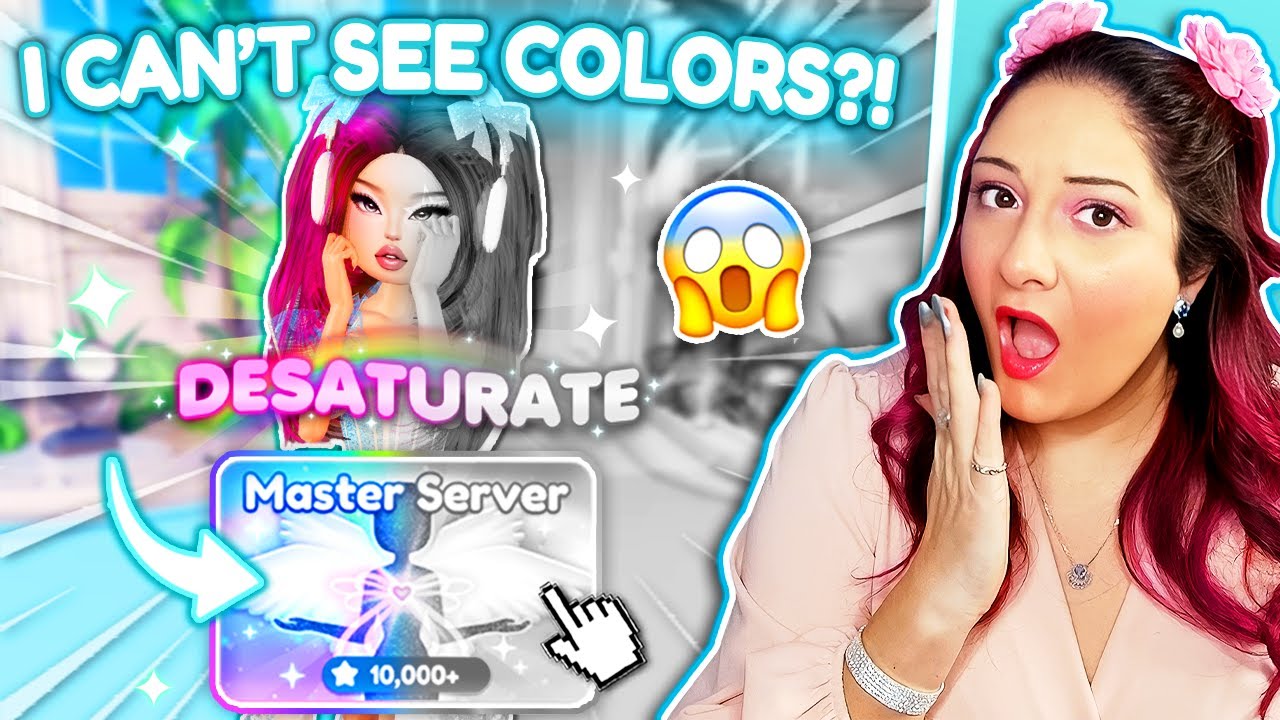 I Can't See Colors In Dress To Impress!