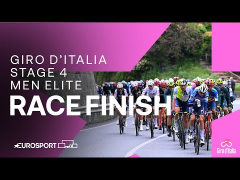 MIGHTY SPRINT! 💪 | Giro D'Italia Stage 4 Race Finish | Eurosport Cycling