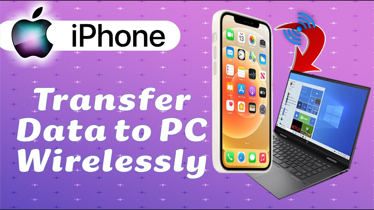 How to Transfer Data Between iPhone and PC Wirelessly - YouTube