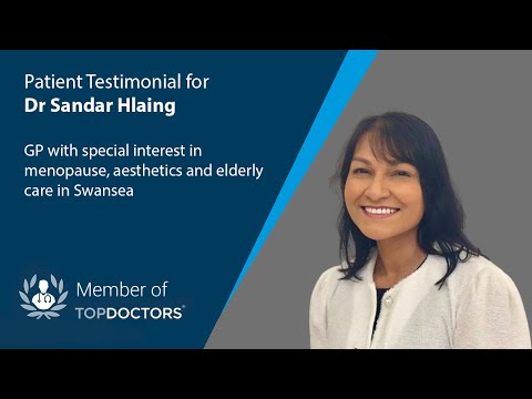 A patient testimonial for Dr Sandar Hlaing