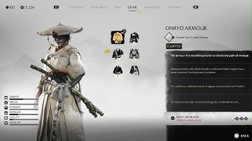 Ghost of Yotei how to upgrade the Onryo armour