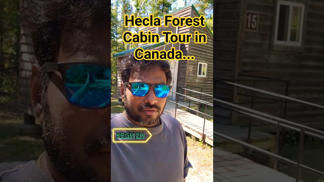 Camping in Canada - Hecla Cabin Tour 