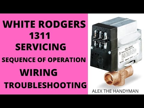 WHITE RODGERS 1311  SERVICING, SEQUENCE OF OPERATION, WIRING,TROUBLESHOOTING