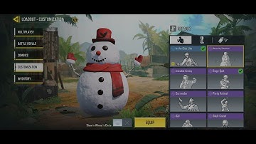 Becoming Snowman Emote Call of Duty Mobile #CodmEmoteGallery