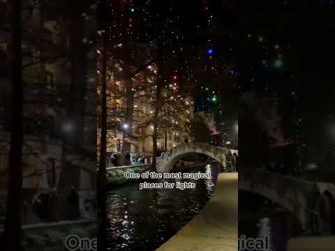 Video: San Antonion River Walk jouluna
