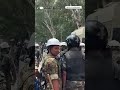 Police fire water cannons at students marching towards Jharkhand Assembly