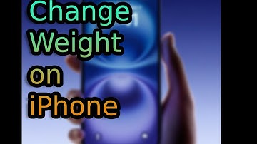 How to Change Weight on iPhone [Health App]