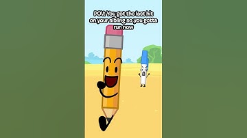 PEN VS PENCIL #bfb #tpot #bfdia #bfdi