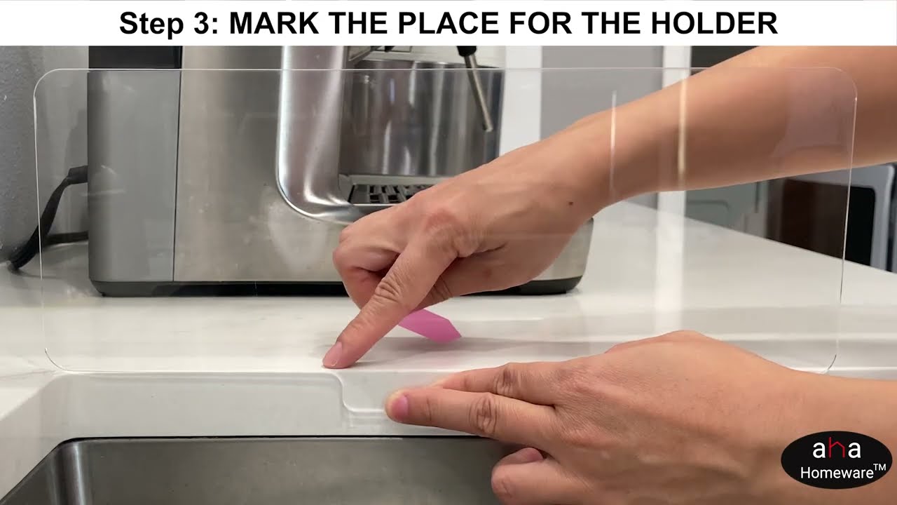 How to Keep the Sink Counter Dry While Doing Dishes? | Aha Homeware Sink Splash Guard | Instructions